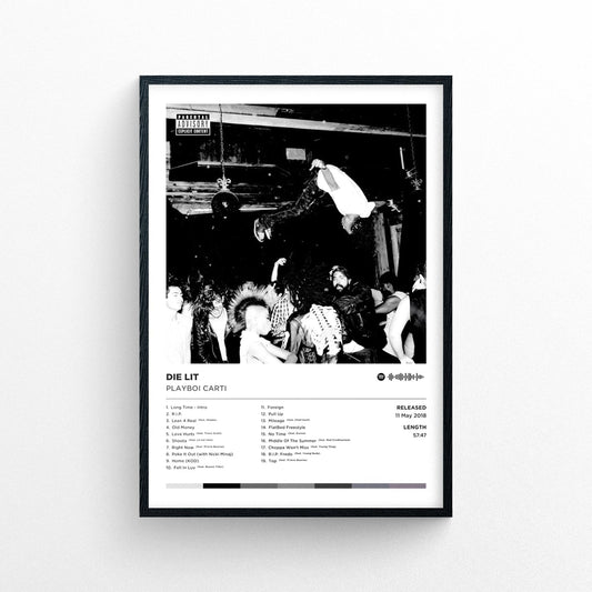 Playboi Carti "Die Lit" Poster Print