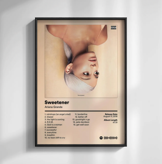 Ariana Grande "Sweetener" Album Poster