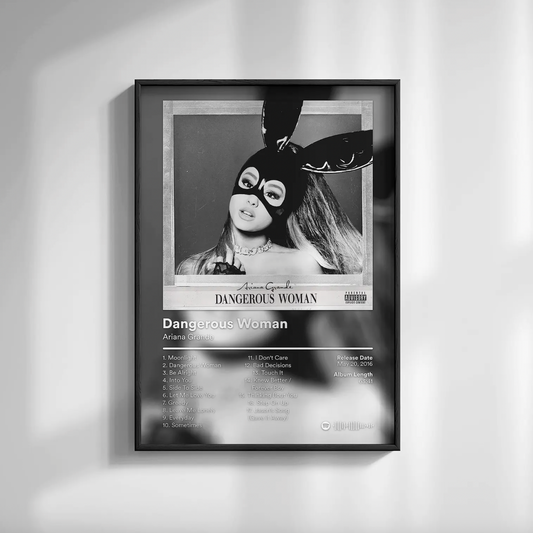 Ariana Grande "Dangerous Woman" Album Poster