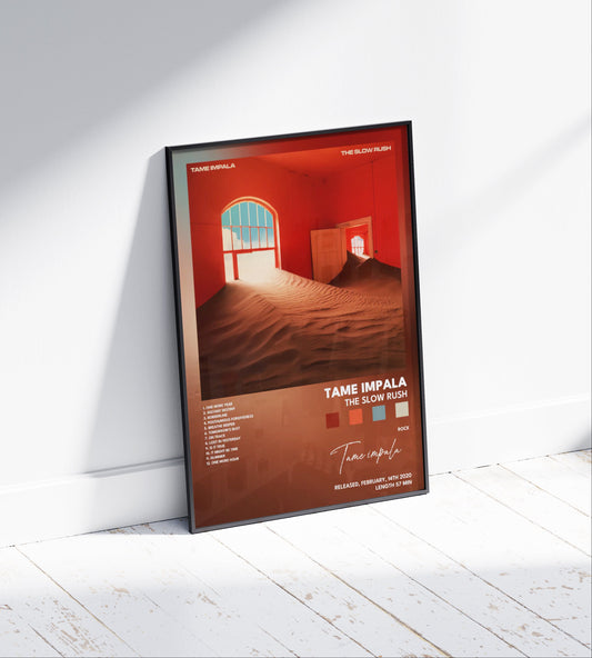 Tame Impala "The Slow Rush" Album Poster