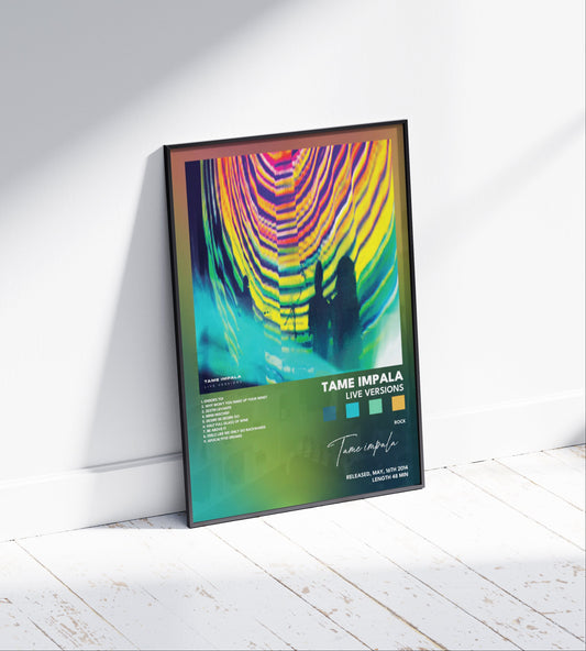 Tame Impala "Live Versions" Album Poster