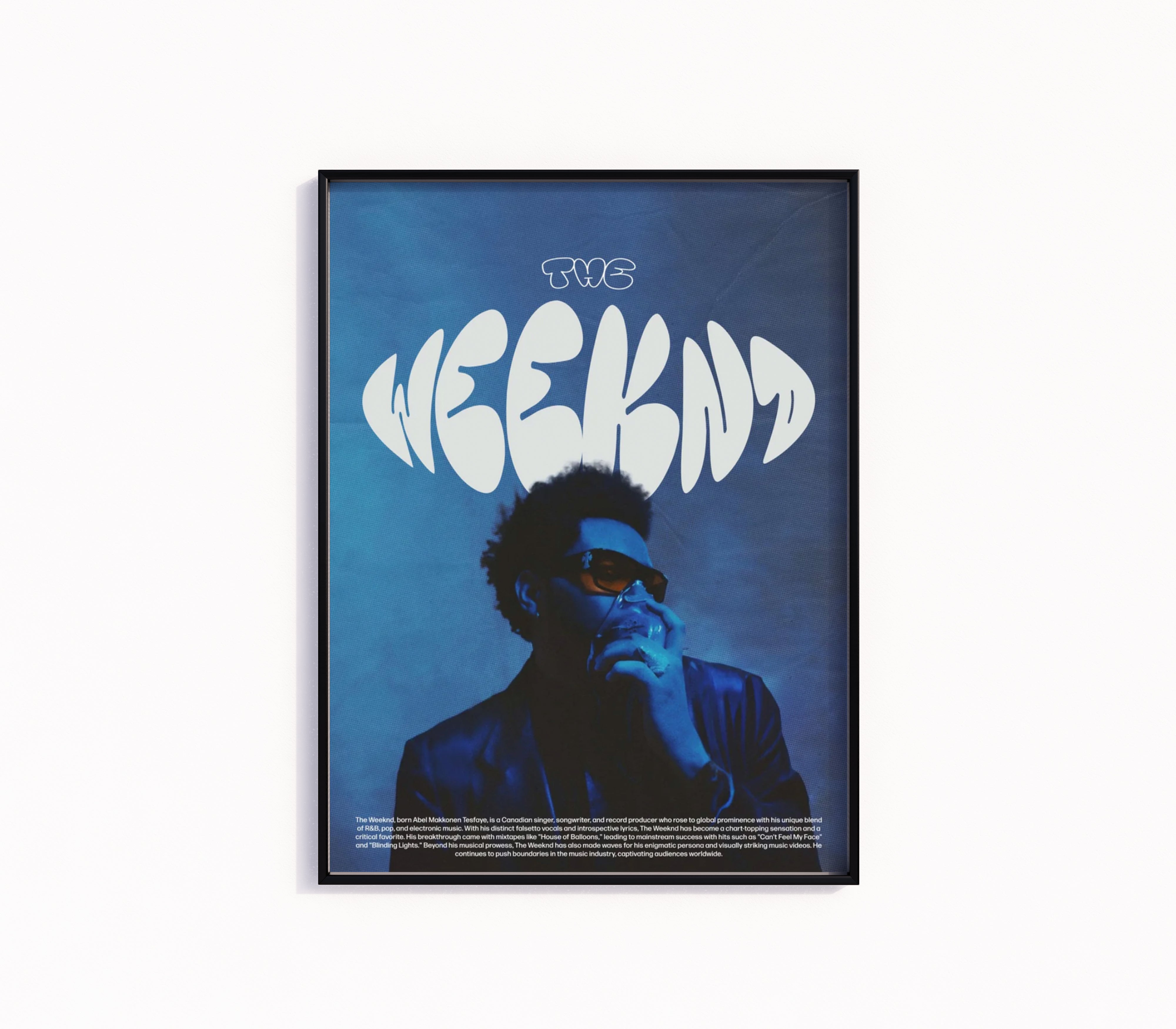 The Weekend Rapper Logo The Weeknd Poster Print – Rapper Posters