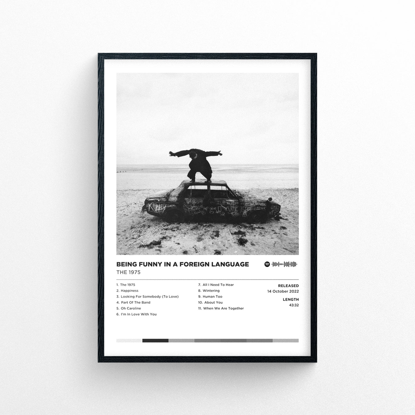 The 1975 "Being Funny In A Foreign Language" Album Poster