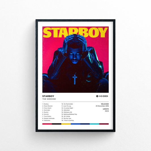 The Weeknd "Starboy" Poster Print