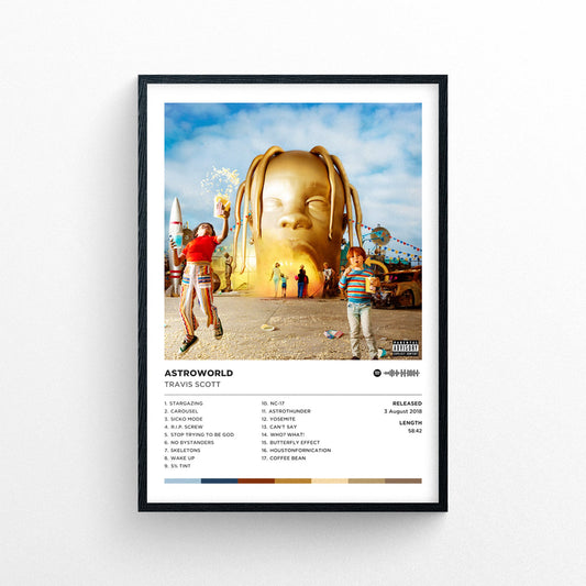 Travis Scott "Astroworld" Poster Print