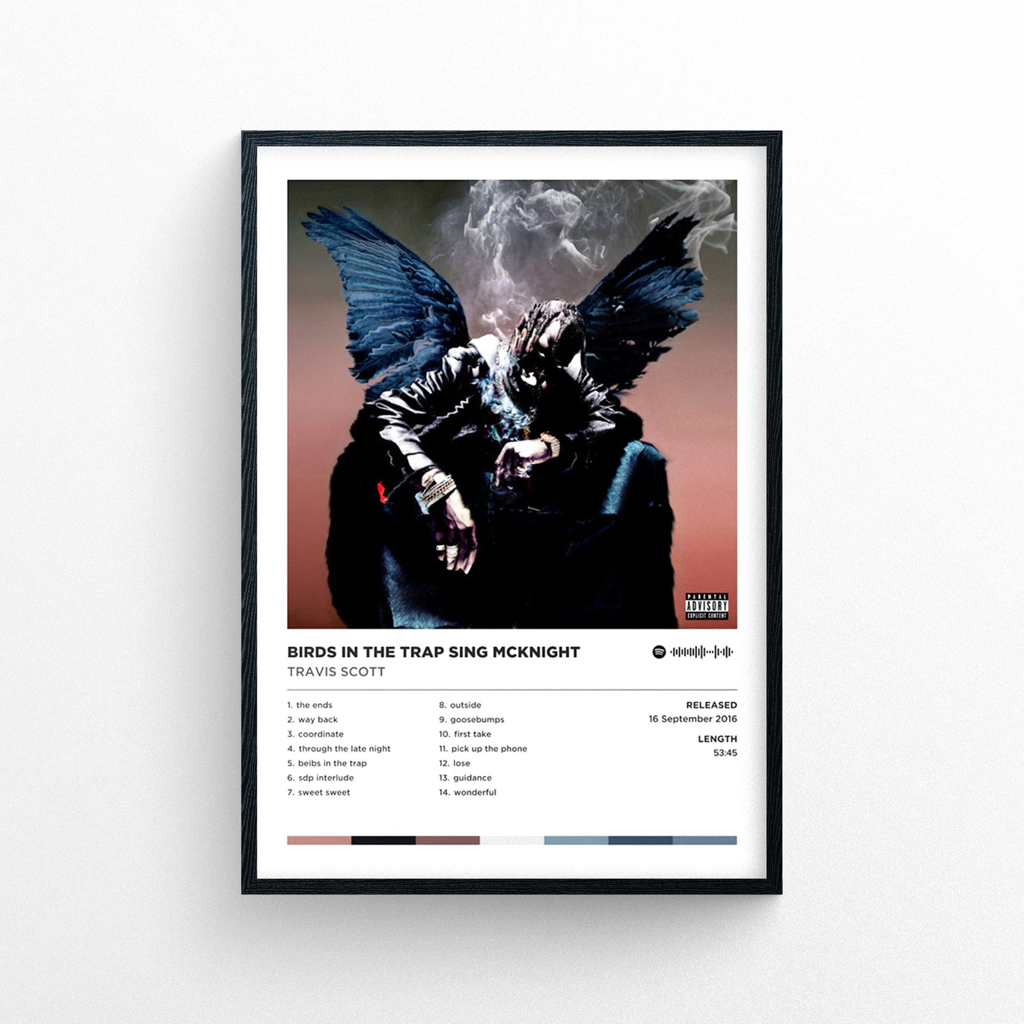 Travis Scott "Birds In The Trap Sing Mcknight" Poster Print