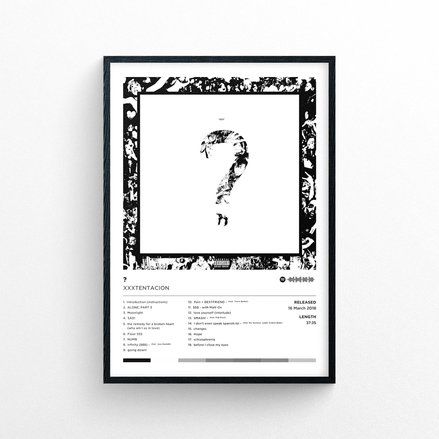 XXXTentacion "?" Poster Print