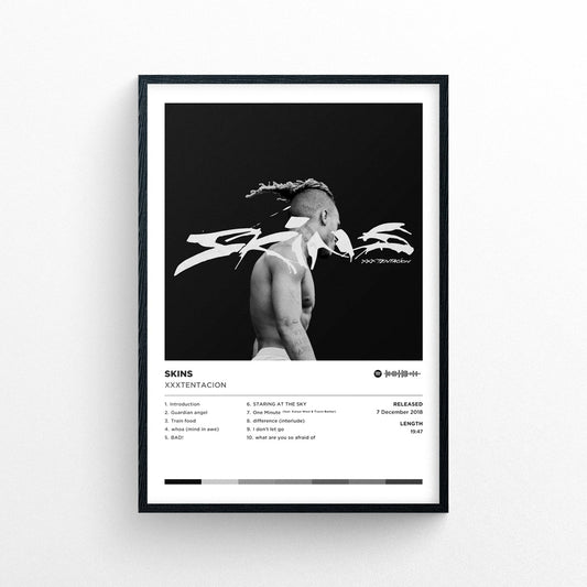 XXXTentacion "Skins" Poster Print