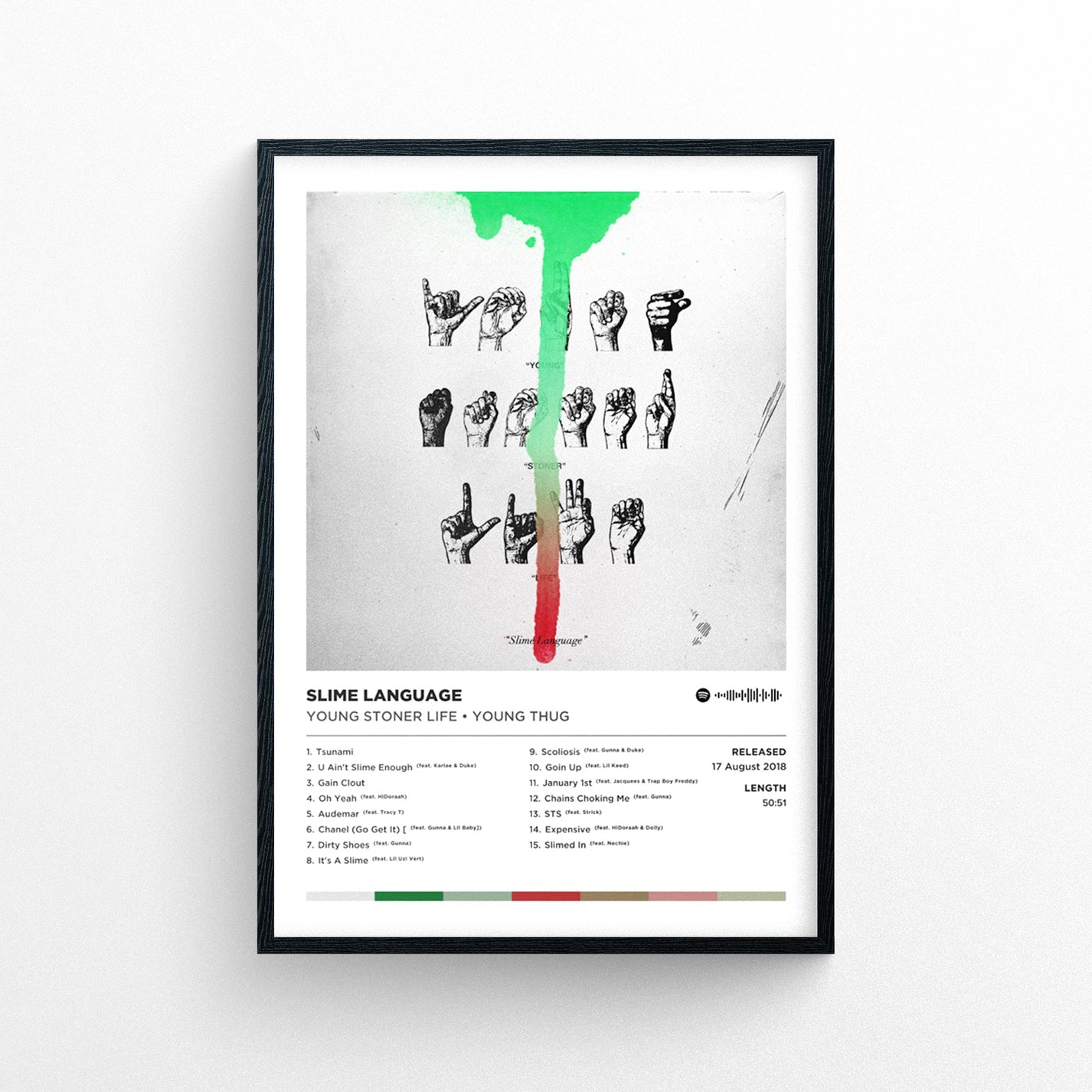 Young Thug "Slime Language" Poster Print