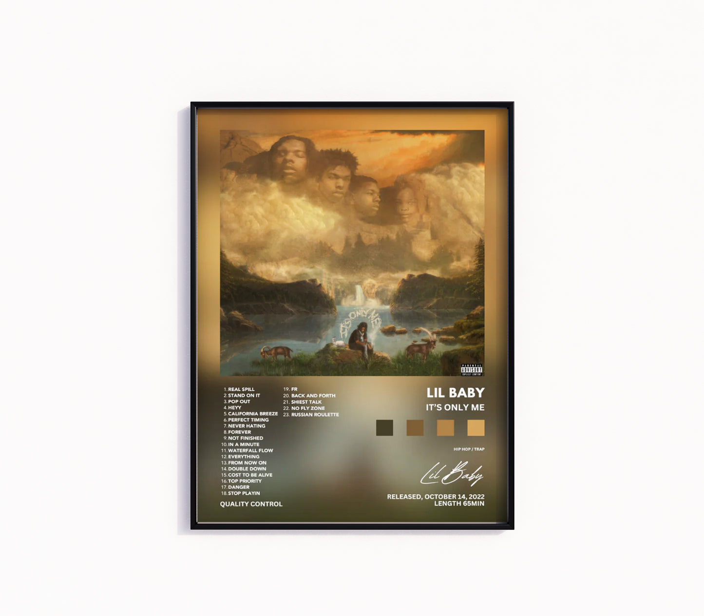 Lil Baby "It's Only Me" Album Poster