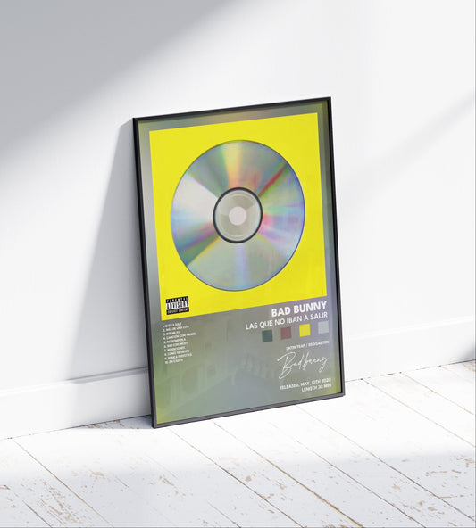Bad Bunny 'Las que no iban a salir' Album Poster