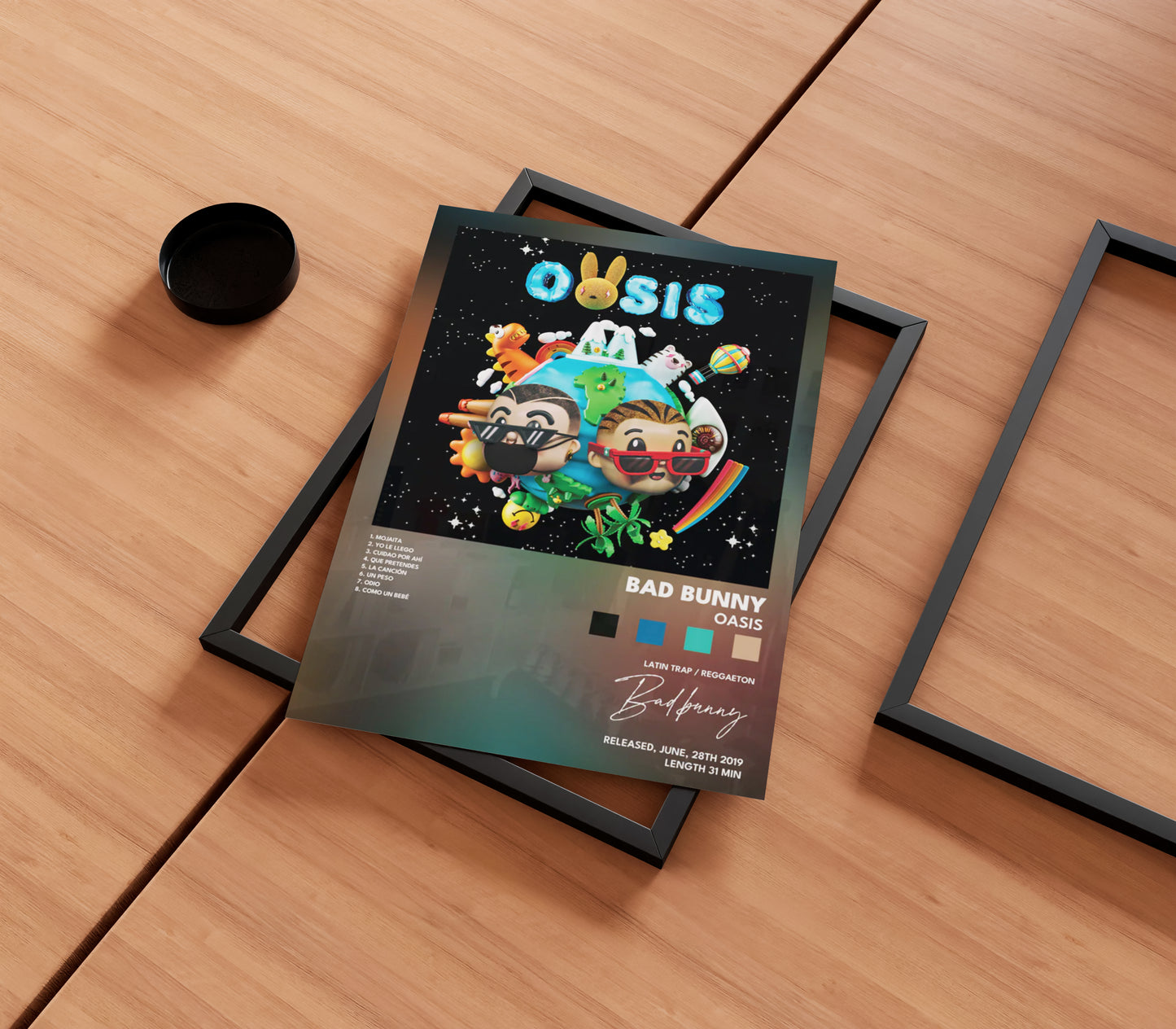 Bad Bunny 'Oasis' Album Poster