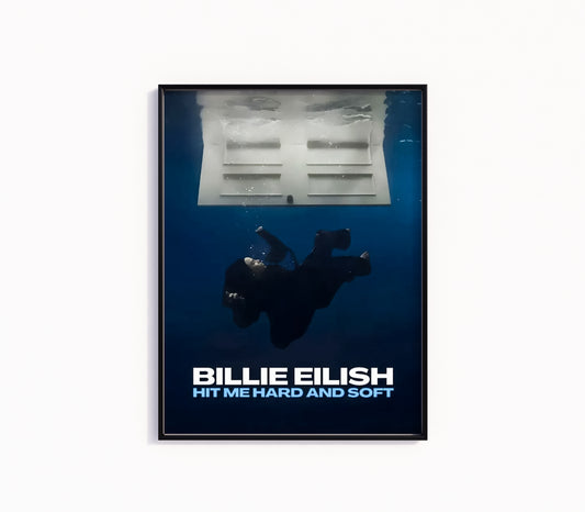 Billie Eilish "Hit Me Hard & Soft" Poster