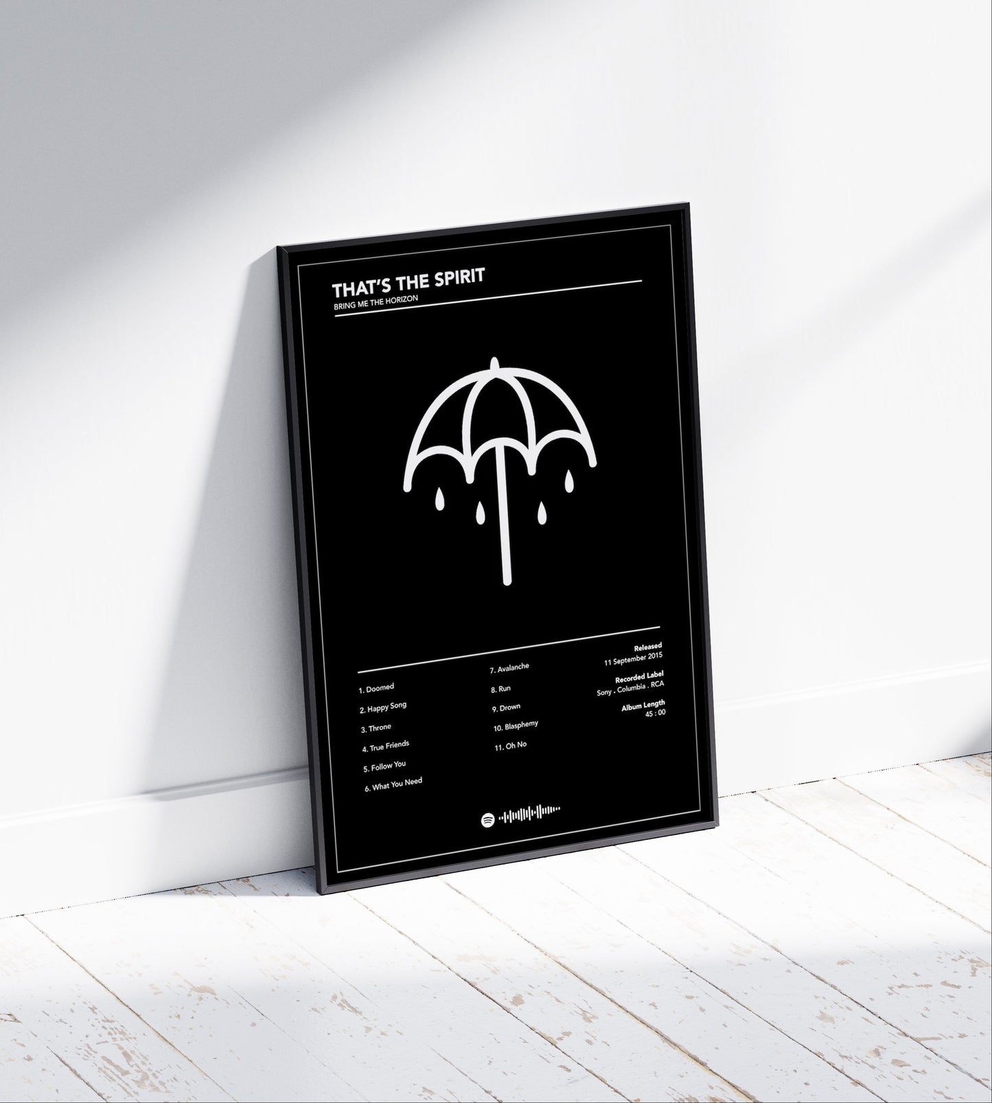 Bring Me The Horizon "That's The Spirit" Album Poster