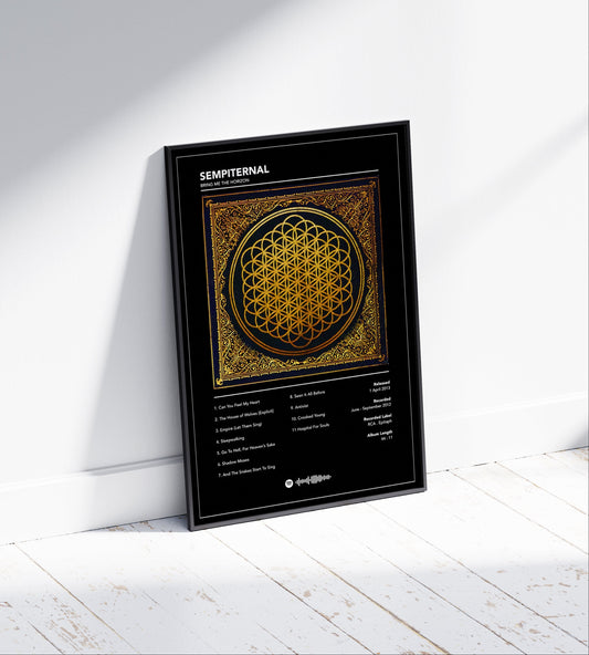 Bring Me The Horizon "Sempiternal" Album Poster