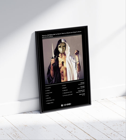 Bring Me The Horizon "There Is a Hell Believe Me I've Seen It. There Is a Heaven Let's Keep It a Secret" Album Poster