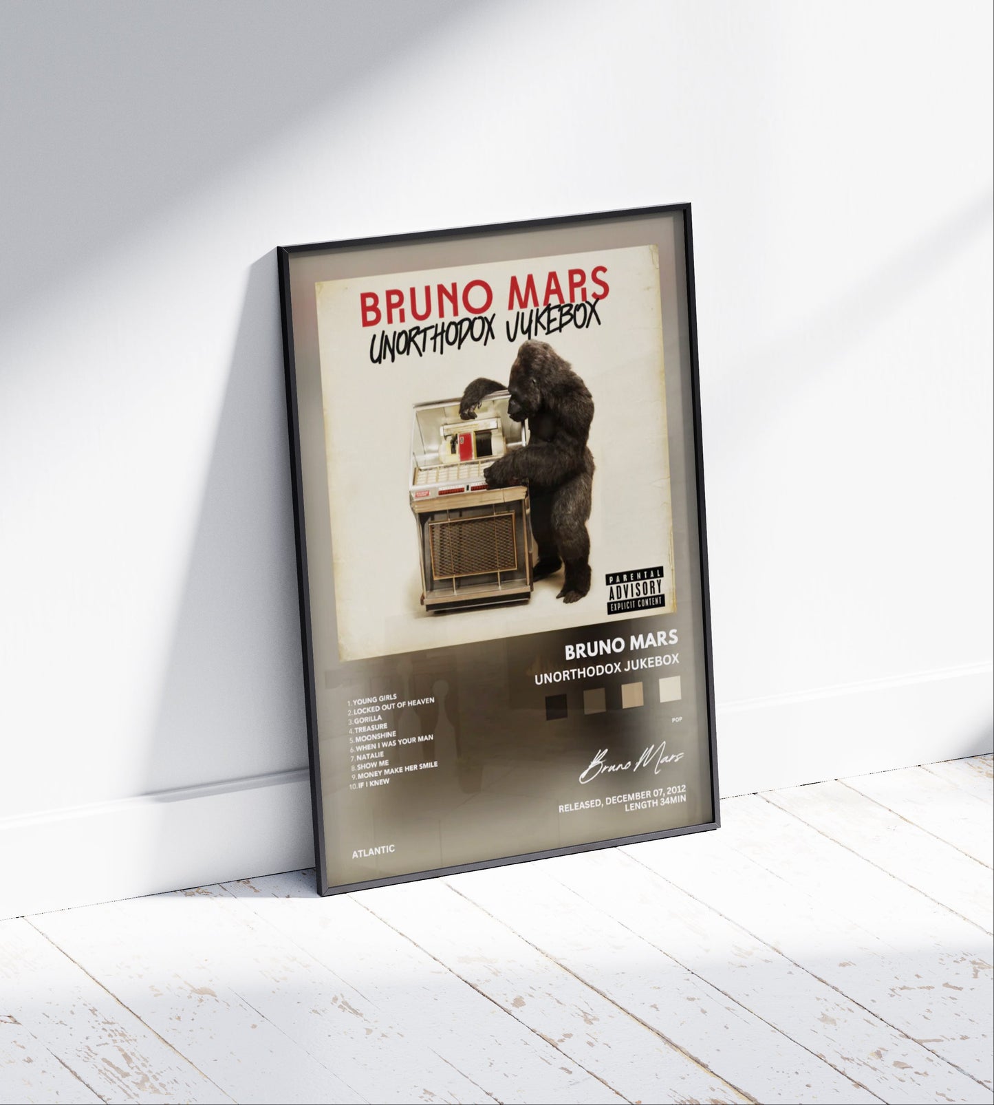 Bruno Mars "Unorthodox Jukebox" Album Poster