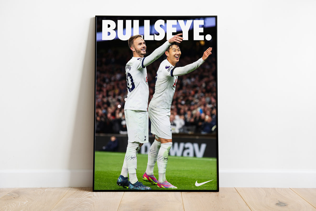 Son Heung-min & James Maddison "Bullseye" Poster