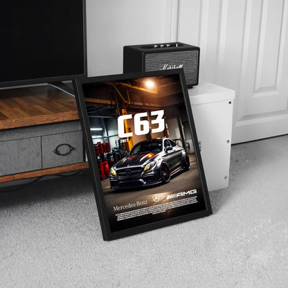Amg Rapper Poster Mercedes C63 AMG Black Series Poster Print – Rapper Posters