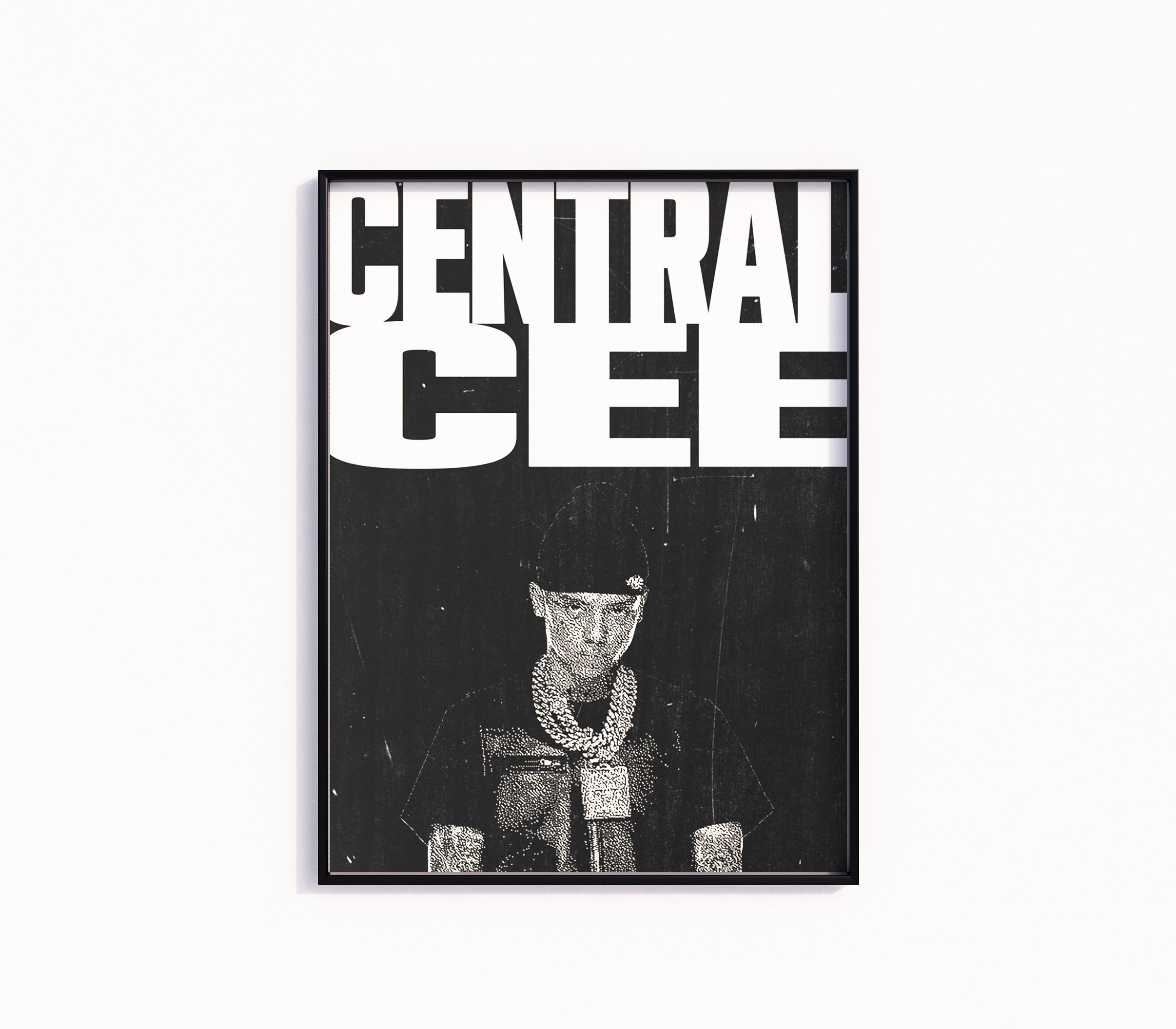 Central Sea Rapper Chain Central Cee Poster – Rapper Posters
