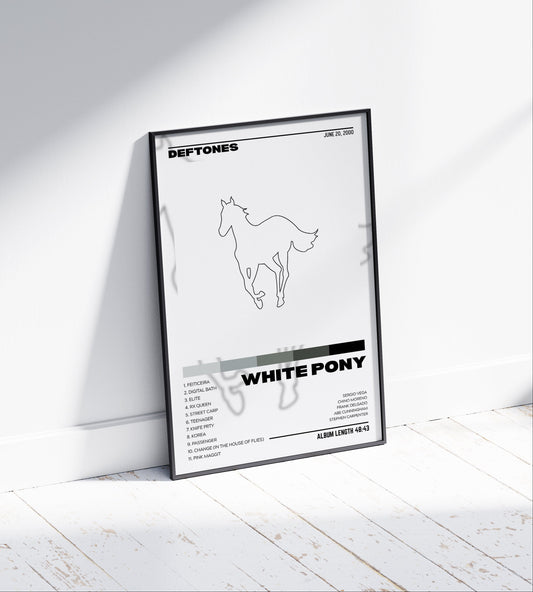 Deftones "White Pony" Album Poster
