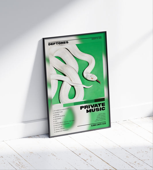 Deftones "Private Music" Album Poster
