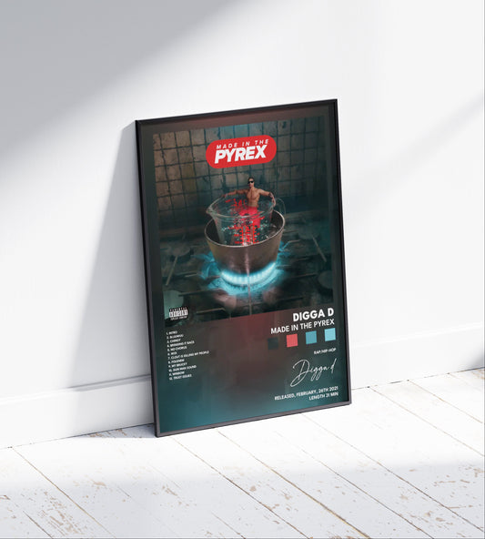 Digga D 'Made in the Pyrex' Album Poster