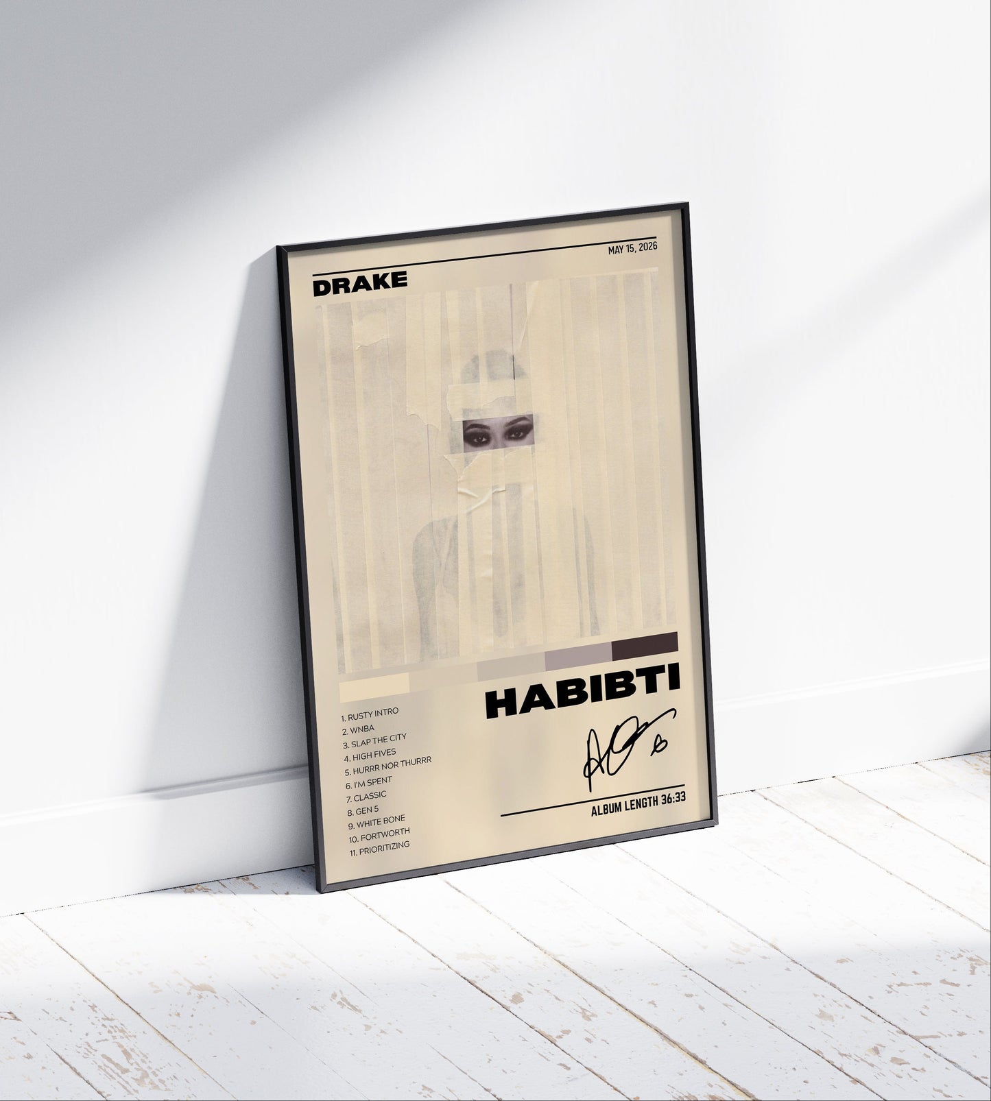 Drake "Habibti" Album Poster
