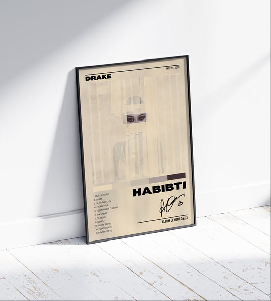 Drake "Habibti" Album Poster