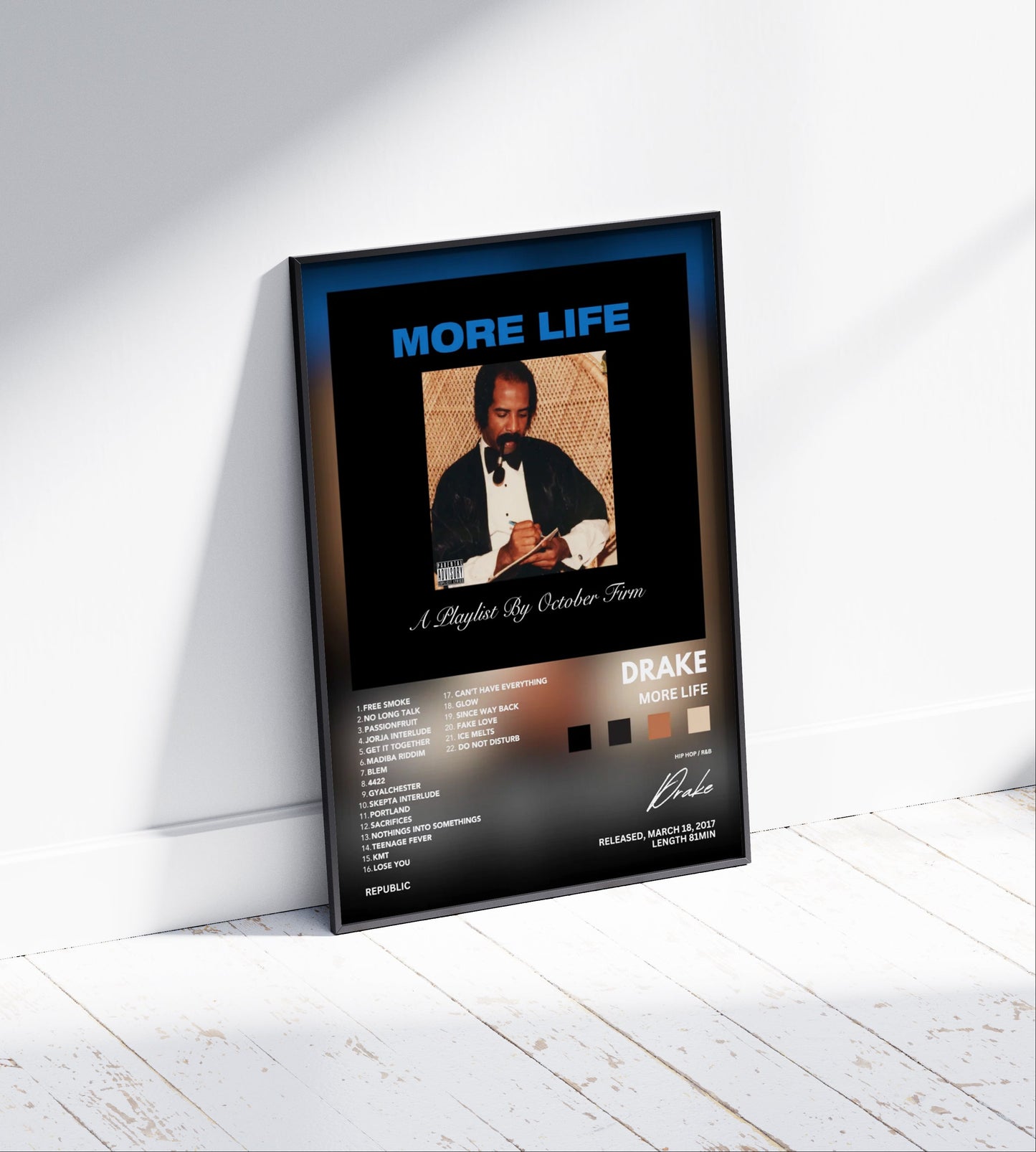 Drake "More Life" Album Poster