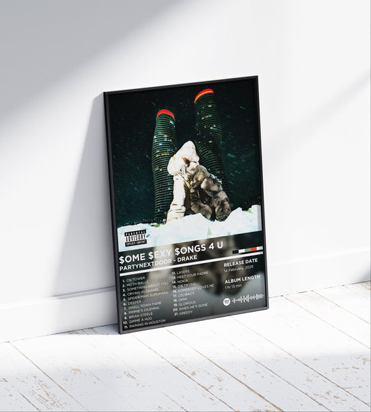 PARTYNEXTDOOR & Drake "Some Sexy Songs 4 U" Album Poster