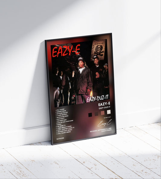 Eazy-E "Eazy Duz It" Album Poster