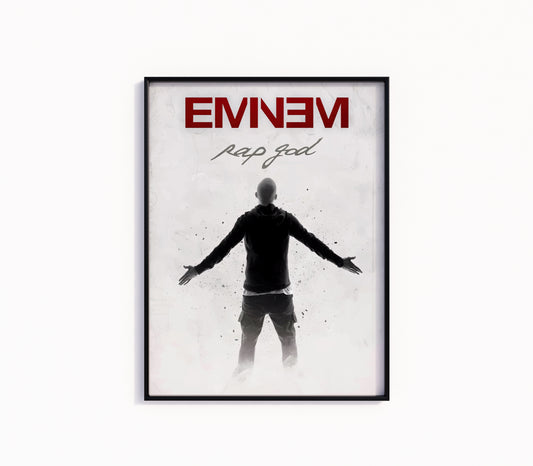 Eminem "Rap God" Poster Print