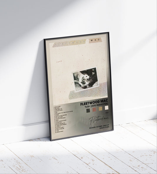 Fleetwood Mac "Tusk" Album Poster