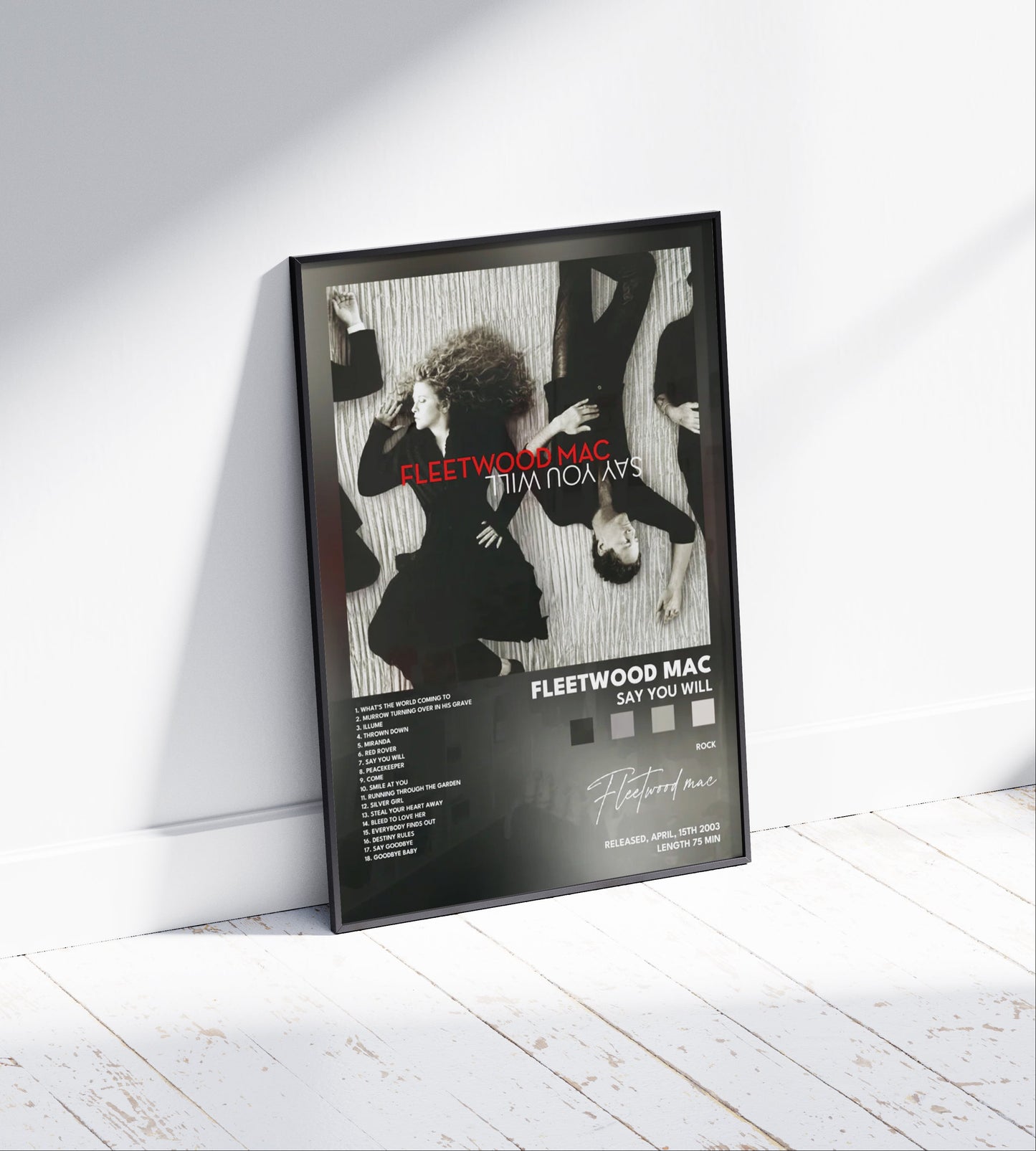 Fleetwood Mac "Say You Will" Album Poster