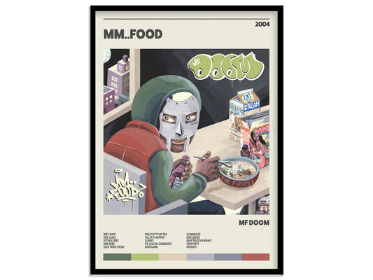 MF Doom "Mm...Food" Poster Print