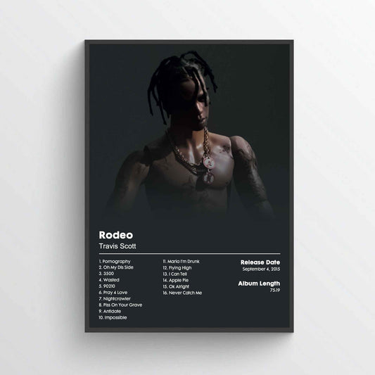 Travis Scott "Rodeo" Album Poster