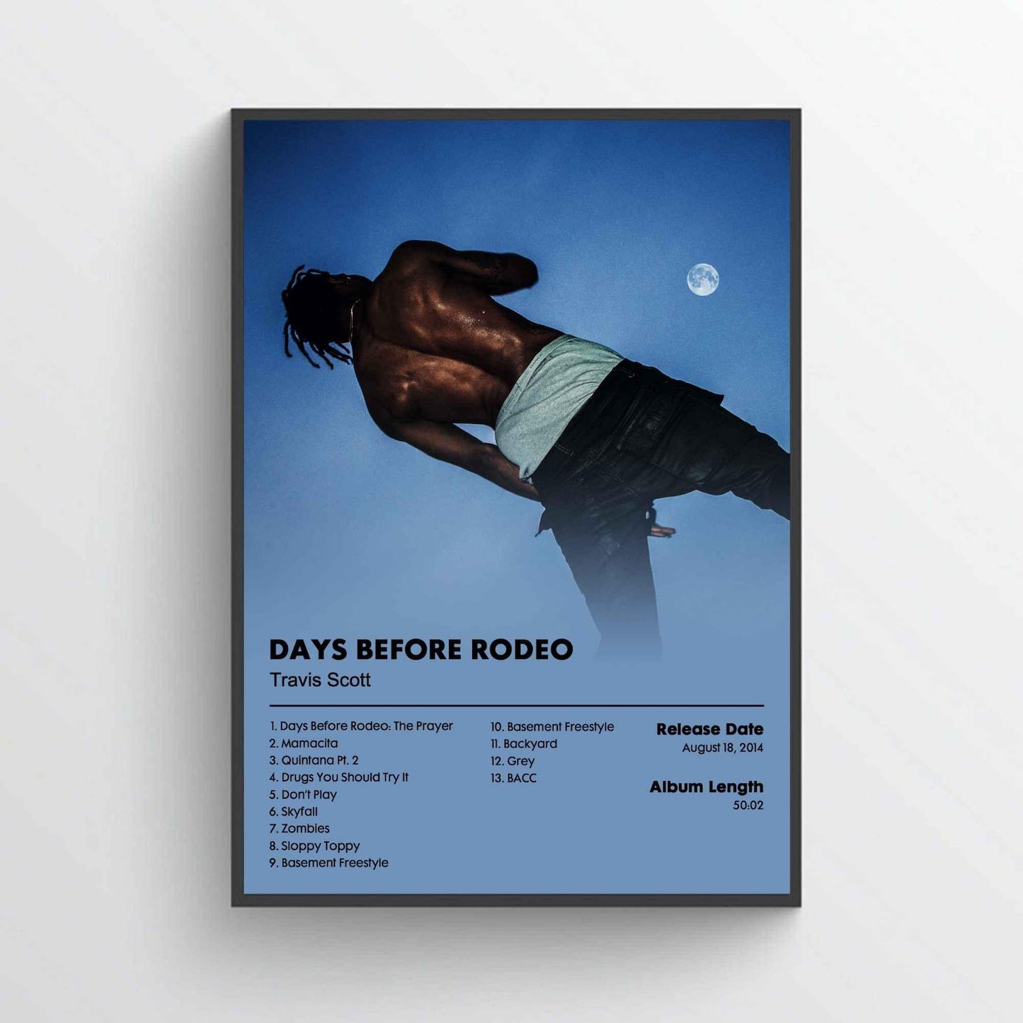 Travis Scott "Days Before Rodeo" Poster