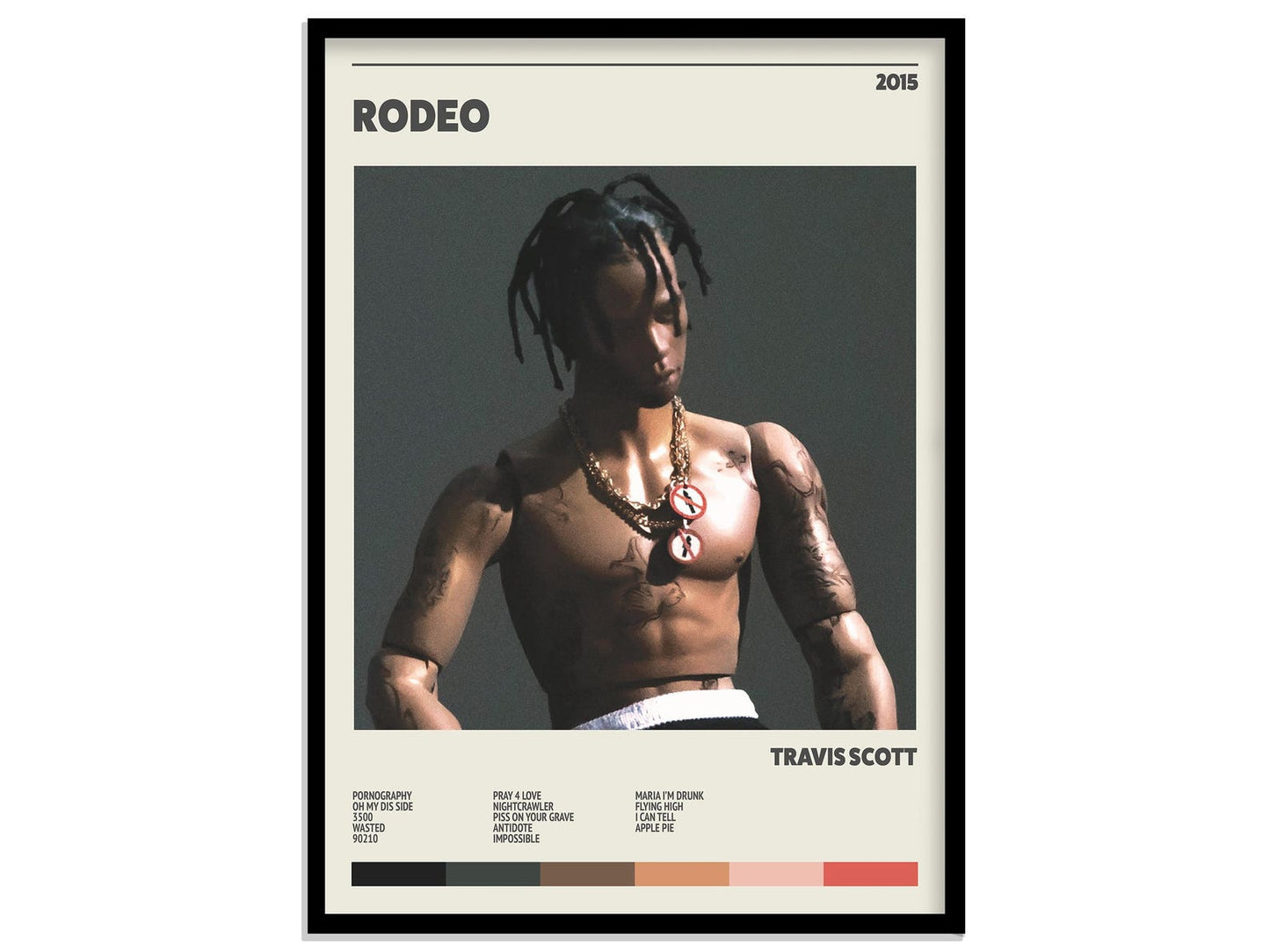 Travis Scott "Rodeo" Poster Print