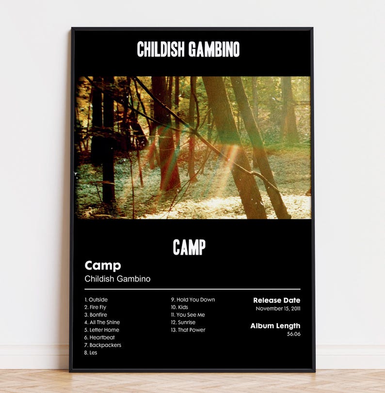 Childish Gambino "Camp" Album Poster