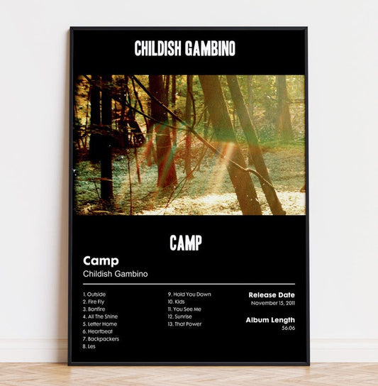 Childish Gambino "Camp" Album Poster