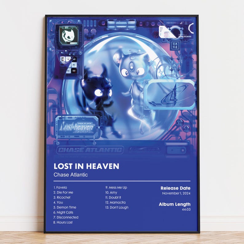 Chase Atlantic 'Lost In Heaven' Album Poster