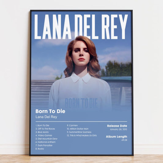 Lana Del Rey "Born To Die" Album Poster