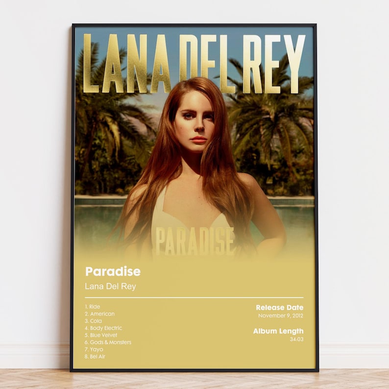 Lana Del Rey "Paradise" Album Poster