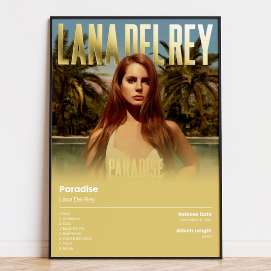 Lana Del Rey "Paradise" Album Poster
