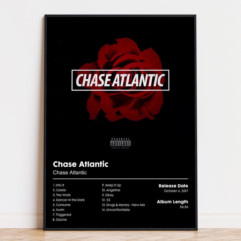 Chase Atlantic 'CHASE ATLANTIC' Album Poster – Rapper Posters