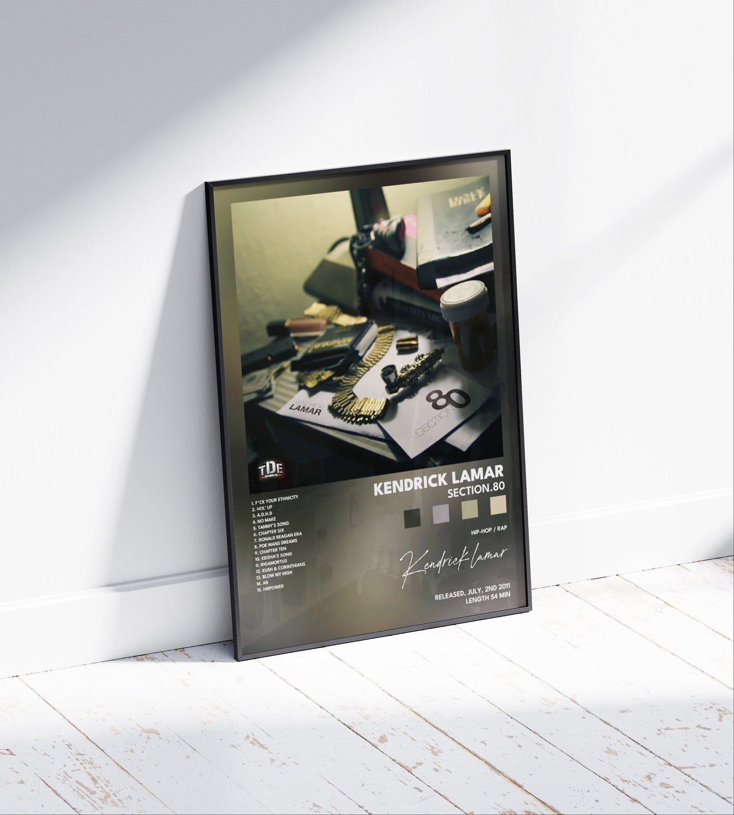 Kendrick Lamar "Section 80" Album Poster