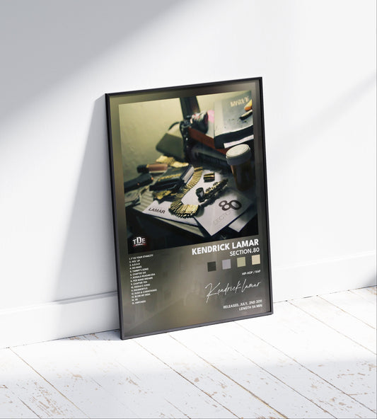 Kendrick Lamar "Section 80" Album Poster