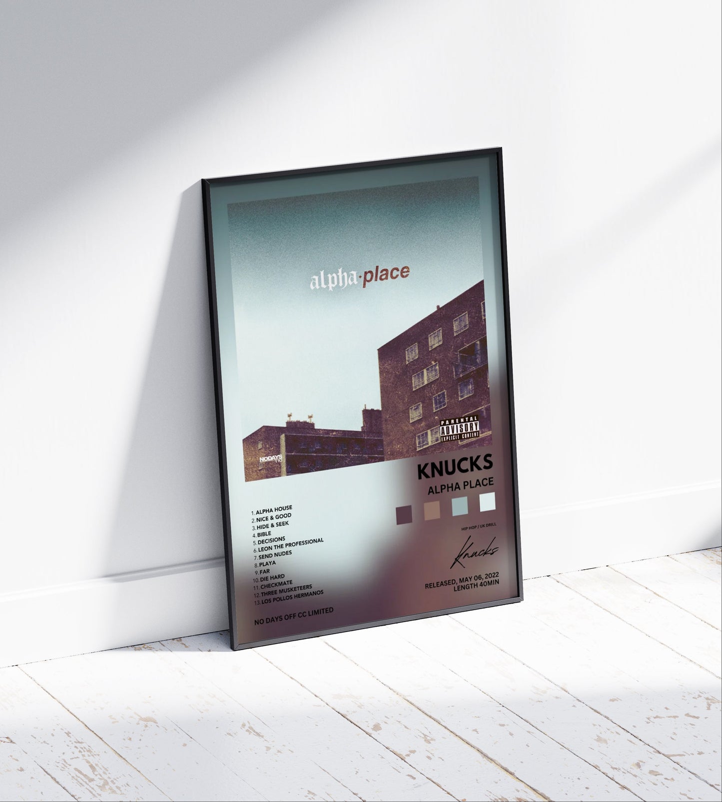 Knucks 'Alpha Place' Album Poster