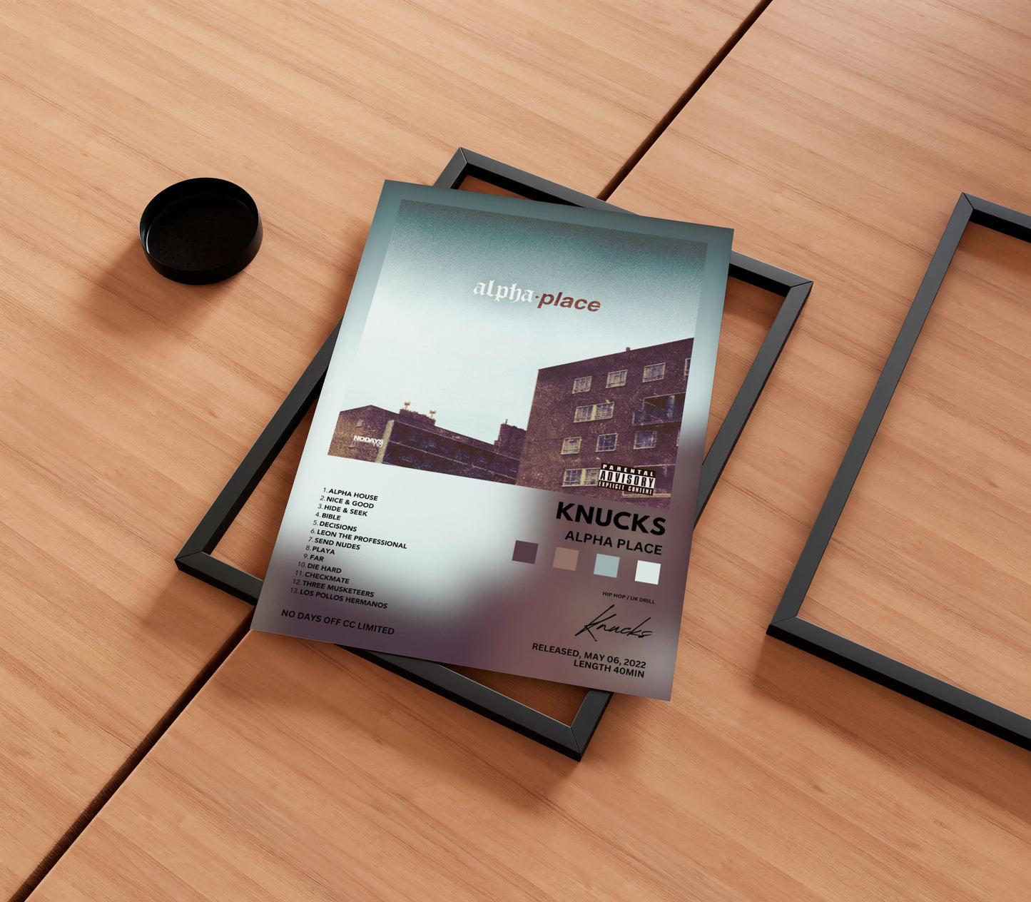 Knucks 'Alpha Place' Album Poster